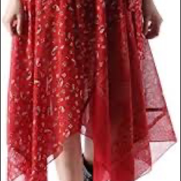 Diesel kerchief blue bandana layered lined skirt. Size 28 - Picture 2 of 6